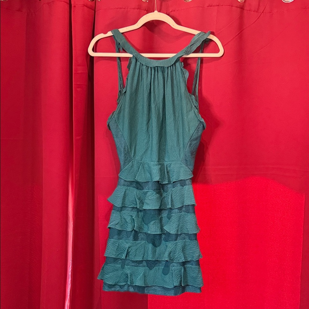 Rebecca Taylor Teal Lace Dress